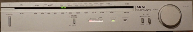 Tuner Akai AT-A2 AM/FM – Vintage, Stéréo, Testé Fonctionne, Rare Hi-End